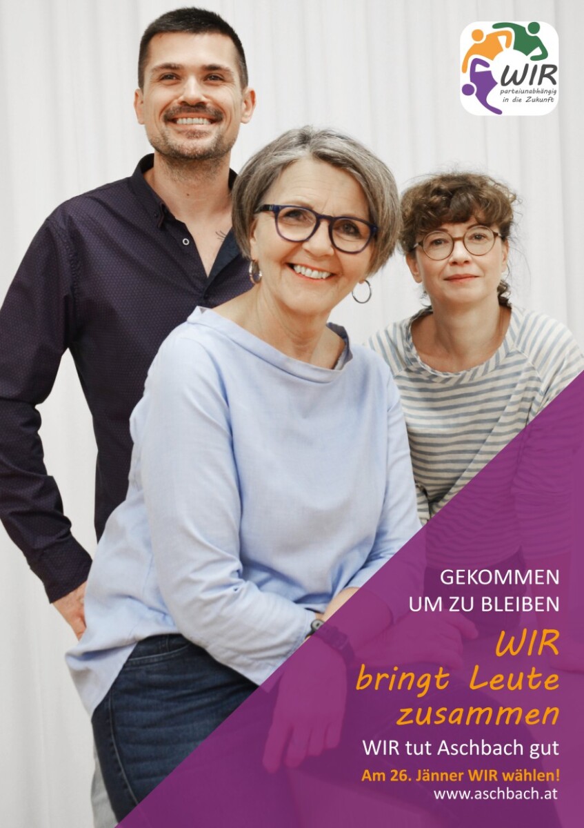 WIR bringt Menschen zusammen Manfred, Eva Maria, Nicole